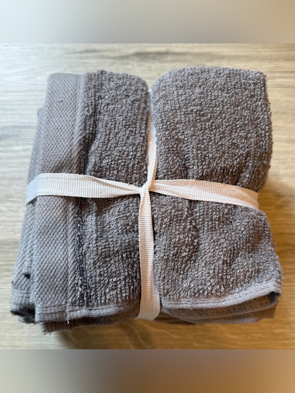 100% Cotton Washcloths Gray Room Essentials Green OEKO-TEX - Picture 4 of 7